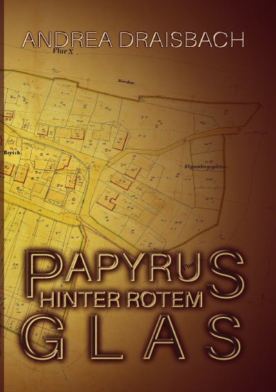 'Papyrus hinter rotem Glas'-Cover
