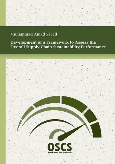 'Development of a Framework to Assess the Overall Supply Chain Sustainability Performance'-Cover