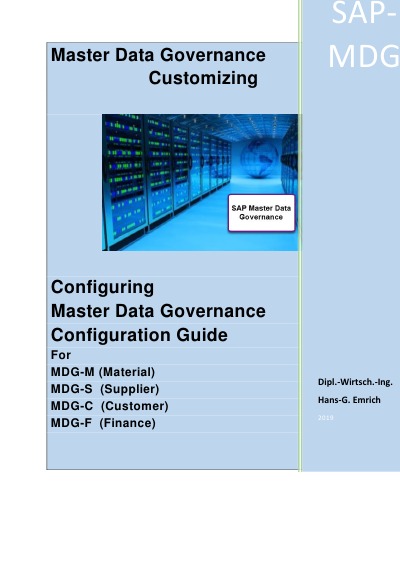 'Customizing Master Data Governance Configuration Guide'-Cover