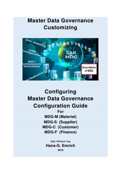 'Customizing Master Data Governance Configuration Guide'-Cover