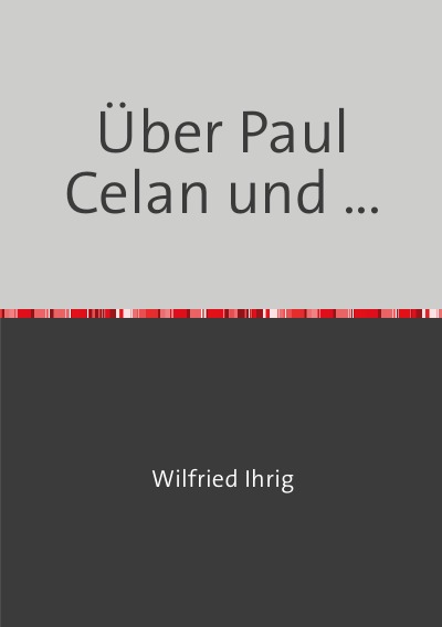 'Über Paul Celan und …'-Cover