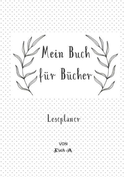 'Mein Buch für Bücher – Leseplaner'-Cover