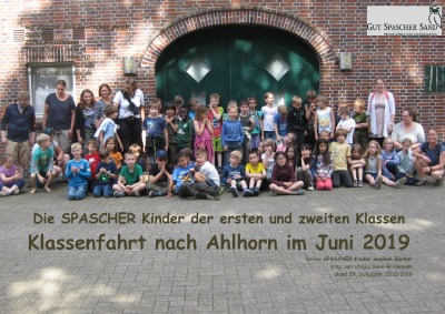 'SPASCHER Kinder machen Bücher. Ein dreitägiger Ausflug der Frösche-Klasse zum Blockhaus Ahlhorn 2017'-Cover