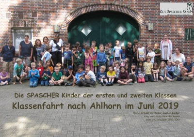 'Cover von SPASCHER Kinder machen Bücher. Ein dreitägiger Ausflug der Frösche-Klasse zum Blockhaus Ahlhorn 2017'-Cover