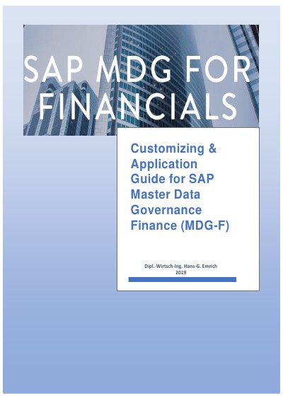 'Customizing & Application Guide for SAP Master Data Governance Finance (MDG-F)'-Cover