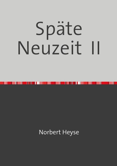 'Späte Neuzeit  II'-Cover