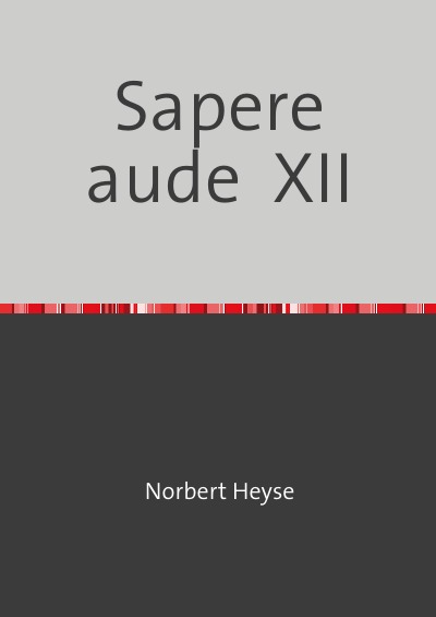 'Cover von Sapere aude  XII'-Cover