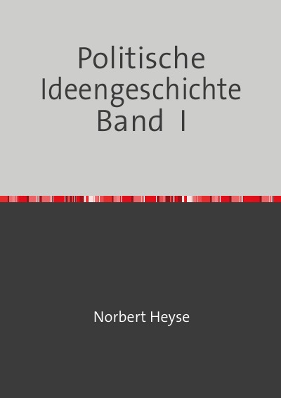 'Politische Ideengeschichte   Band  I'-Cover