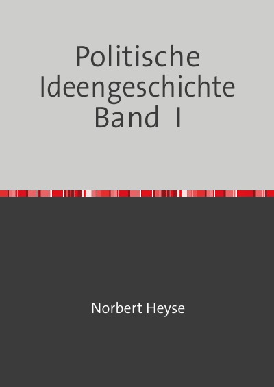 'Cover von Politische Ideengeschichte   Band  I'-Cover