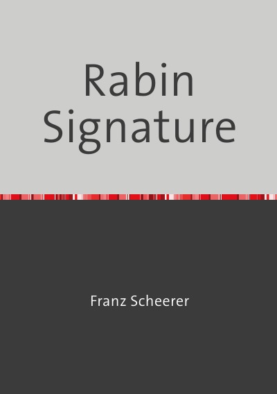 'Rabin Signatur'-Cover