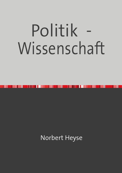'Politik  –  Wissenschaft'-Cover