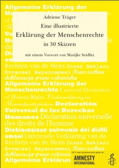 'Cover von Eine illustrierte Erklärung der Menschenrechte in 30 Skizzen'-Cover