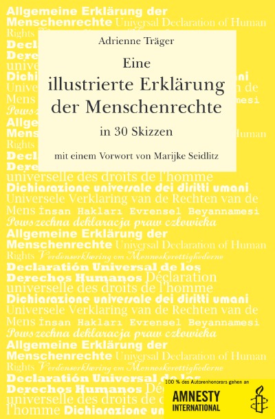 'Cover von Eine illustrierte Erklärung der Menschenrechte in 30 Skizzen'-Cover