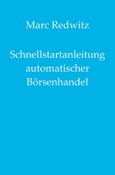 'Schnellstartanleitung automatischer Börsenhandel'-Cover