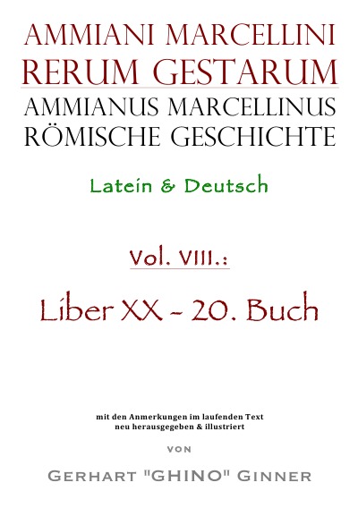 'Ammianus Marcellinus römische Geschichte VIII'-Cover