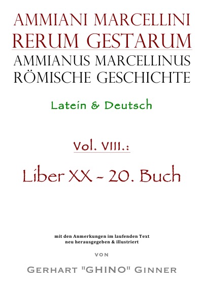 'Cover von Ammianus Marcellinus römische Geschichte VIII'-Cover