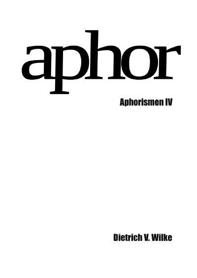 'Aphor'-Cover