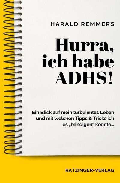 'Cover von Hurra, ich habe ADHS!'-Cover