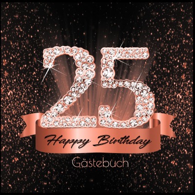 'Cover von Gästebuch zum 25. Geburtstag'-Cover