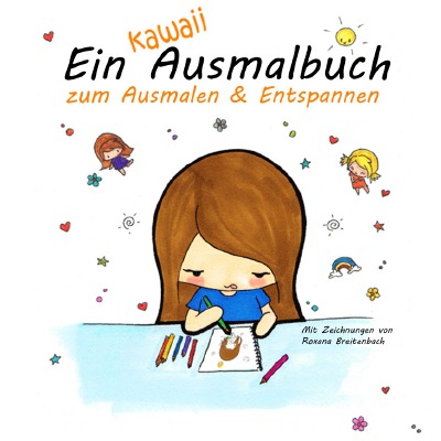 'Ein kawaii Ausmalbuch'-Cover