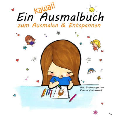 'Cover von Ein kawaii Ausmalbuch'-Cover