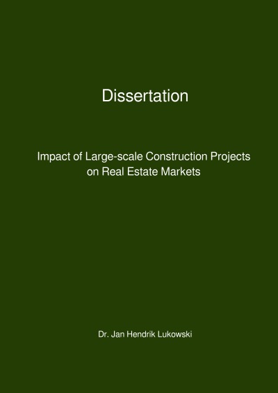 'Impact of Large-scale Construction Projects on Real Estate Markets'-Cover