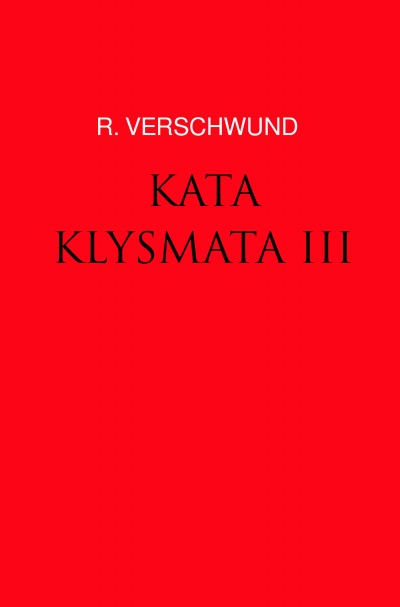 'KATAKLYSMATA III'-Cover