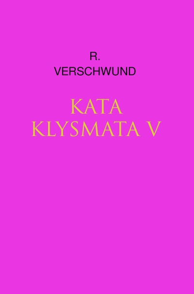 'KATAKLYSMATA v'-Cover