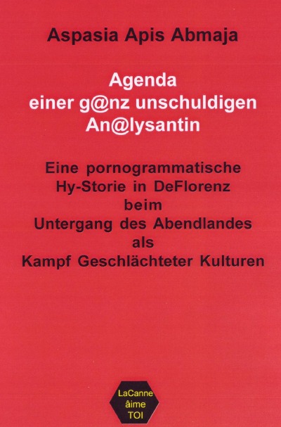 'Cover von Agenda einer g@nz unschuldigen An@lysantin'-Cover