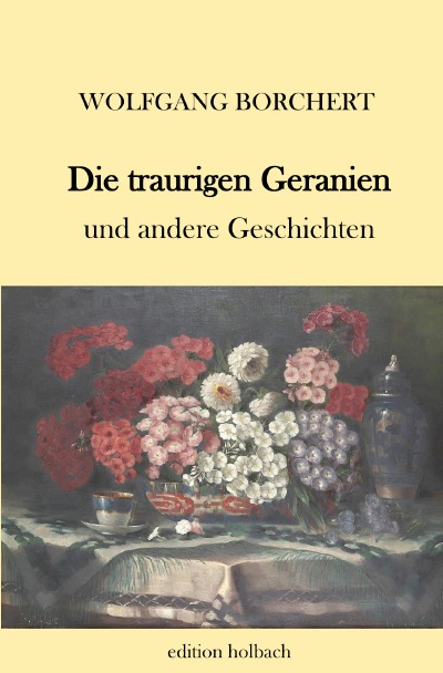 'Die traurigen Geranien'-Cover