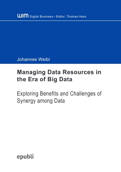 'Managing Data Resources in the Era of Big Data'-Cover