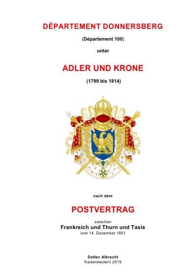 'Département Donnersberg unter Adler und Krone (1799 bis 1814)'-Cover