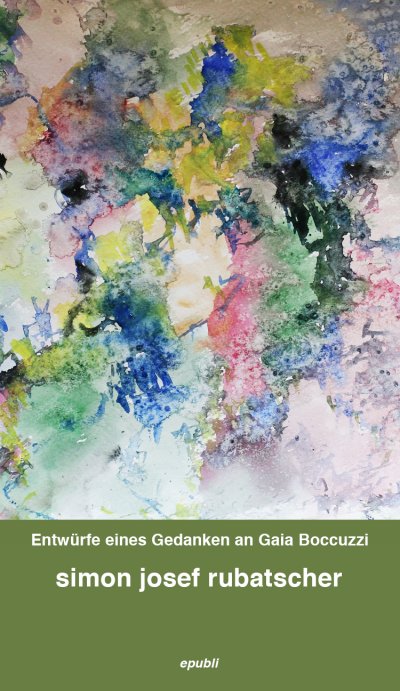 'Entwürfe eines Gedanken an Gaia Boccuzzi'-Cover