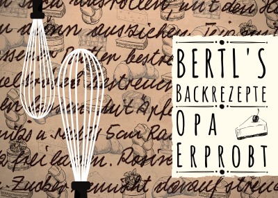 'Bertl’s Backrezepte'-Cover
