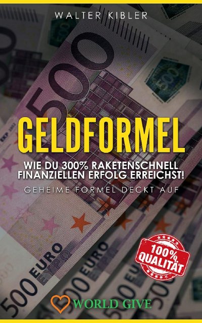 'Geldformel'-Cover