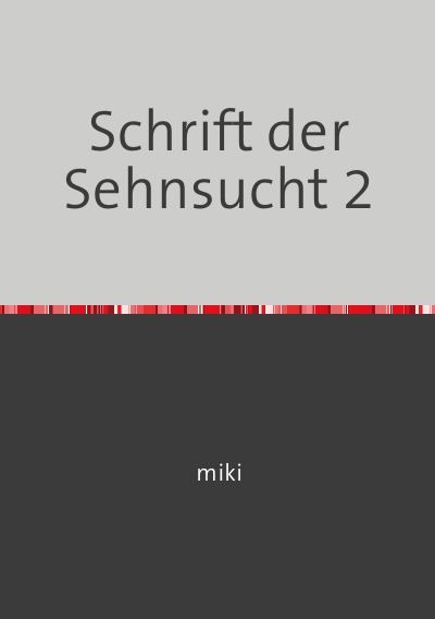 'Cover von Schrift der Sehnsucht 2'-Cover