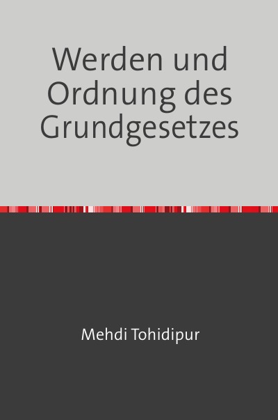 'Werden und Ordnung des Grundgesetzes'-Cover