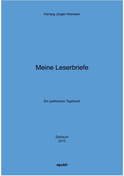 'Cover von Leserbriefe 2013'-Cover