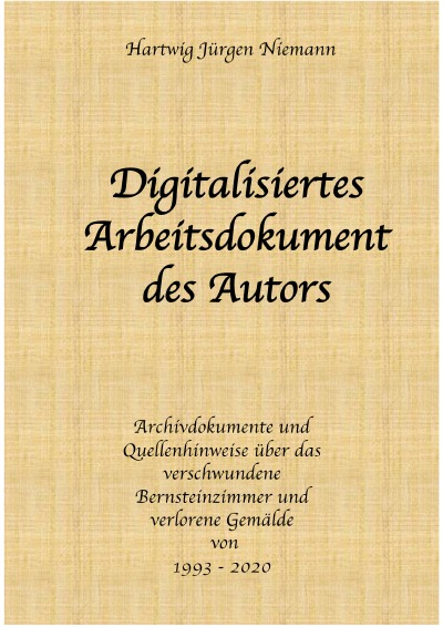 'Digitalisiertes Arbeitsdokument des Autors'-Cover