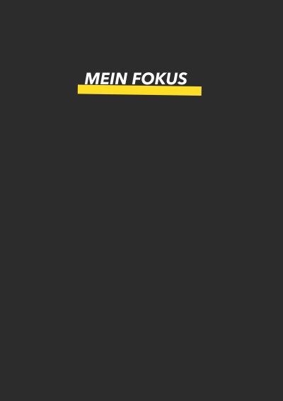 'Fokus Journal'-Cover