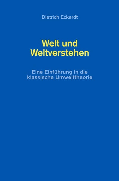 'Welt und Weltverstehen'-Cover