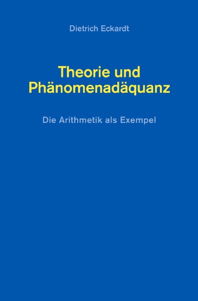 'Theorie und  Phänomenadäquanz'-Cover