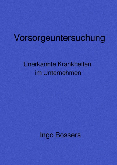 'Cover von Vorsorgeuntersuchung'-Cover