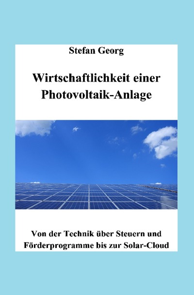 'Wirtschaftlichkeit einer Photovoltaik-Anlage'-Cover