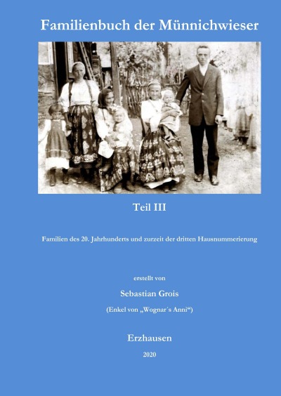 'Familienbuch der Münnichwieser Teil III'-Cover