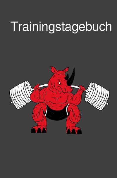 'Cover von Trainingstagebuch Krafttraining | Dein Fitness Tagebuch zum Ausfüllen für den Muskelaufbau und Kraftaufbau | Mit vorgefertigten Vorlagen'-Cover