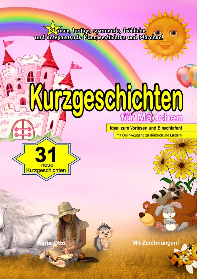 'Cover von 31 Kurzgeschichten für Mädchen – (Hardcover) LUXUSAUSGABE'-Cover