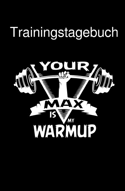 'Cover von Trainingstagebuch Krafttraining | Dein Fitness Tagebuch zum Ausfüllen für den Muskelaufbau und Kraftaufbau | Mit vorgefertigten Vorlagen'-Cover