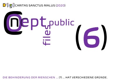'Cover von D'(igi) CARITAS SANCTUS MALUS (2020) EINE SELBSTANALYSE VOM NORMALEN ZUM GESUNDEN, DEMOKRATISCHEN SELBSTBEFINDEN'-Cover