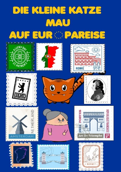 'Die kleine Kazte Mau auf Europareise'-Cover